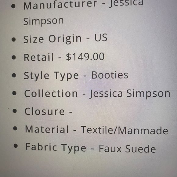 Jessica Simpson Jayley Black Microsuede Studded Stiletto Size 6.5 - Picture 2 of 2